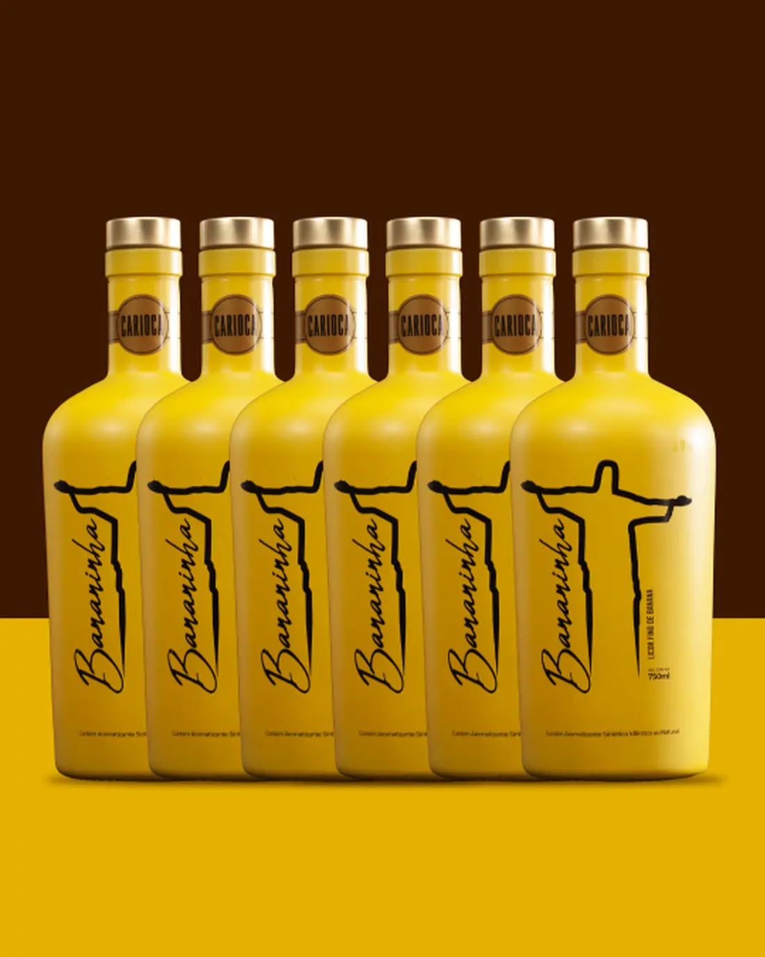 Kit 6 Garrafas Bananinha Carioca