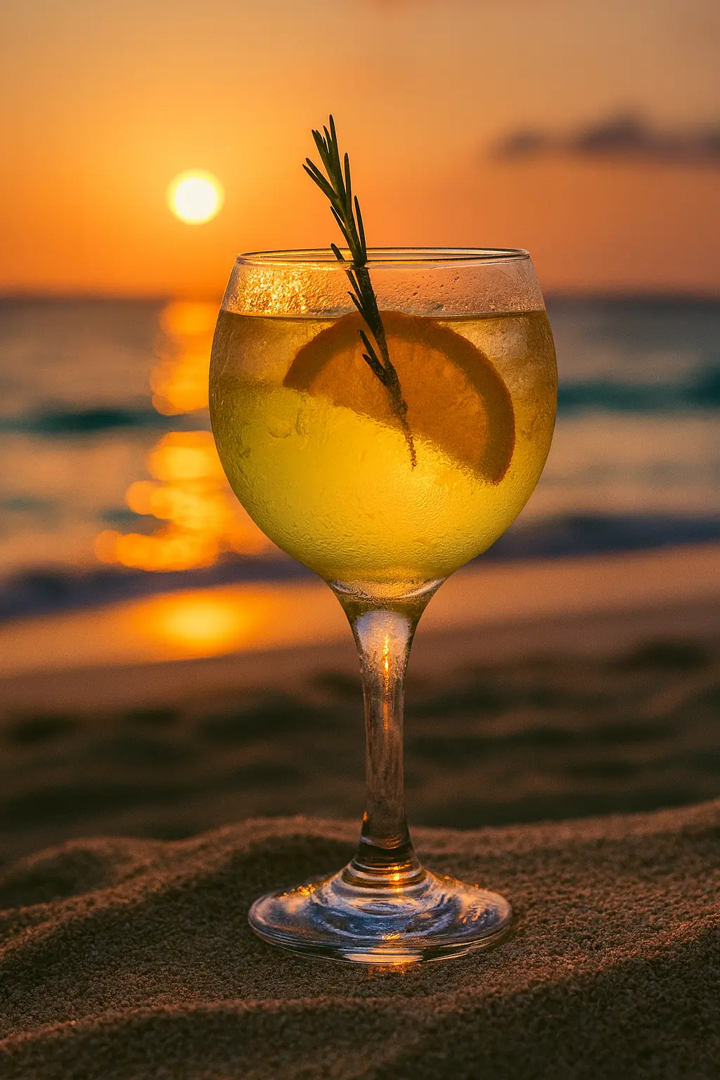 Pôr do Sol: gin cítrico com o toque da Bananinha